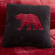 Woolrich Alton 4-piece Red/Black Plush to Sherpa King Comforter Set