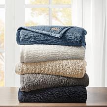 Woolrich Burlington Berber Grey Blanket - Full/Queen