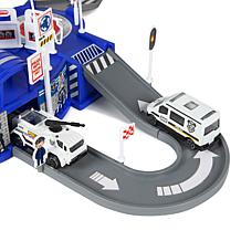 World Tech Toys Diecast Cruisers 1-64 Police Depot Playset