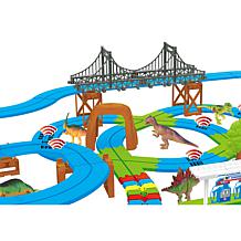 World Tech Toys Dino Safari Galaxy Flex Track Intelli-Bus Technology