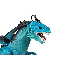 World Tech Toys Monster World Electric Walking Smoking RC Blue Dragon