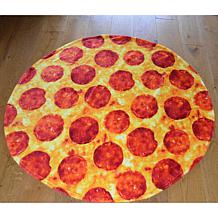 Wrap a Roni Pizza Blanket & Pillow Set 59" Diameter