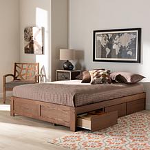 Wren 3-Drawer Queen Size Platform Storage Bed Frame