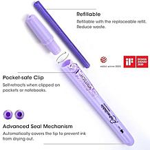 Writech Retractable Highlighter Bundle - Neon / Vintage