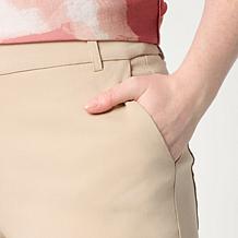 WynneCollection Flatter FIT Straight Leg Cuffed Pant