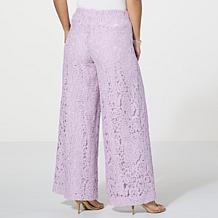 WynneCollection Occasion Lined Lace Pant