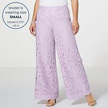 WynneCollection Occasion Lined Lace Pant