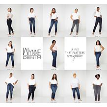 WynneDenim Performance Stretch Straight Leg Jean