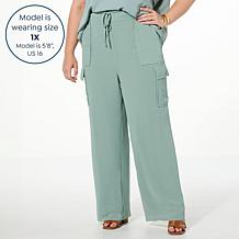 WynneLayers Chiffon Cargo Pant