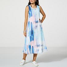 WynneLayers Chiffon Double Layer Tank Dress