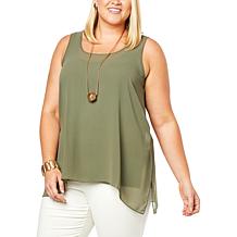 WynneLayers Chiffon Tunic Tank