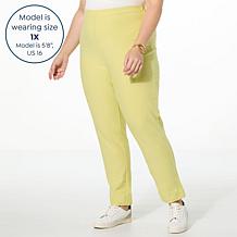 WynneLayers Essential Crepe Knit Clean Pant