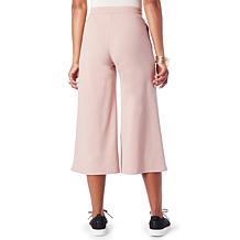 WynneLayers French Terry Wide Leg Crop Pant