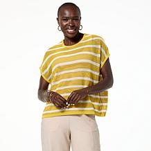 WynneLayers Chevron Open-Stitch Sweater | HSN