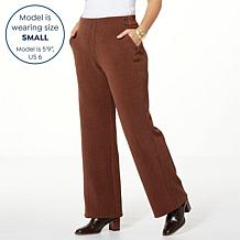 WynneLayers Plush Ottoman Knit Sailor Pant