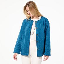 WynneLayers Dolman Sleeve Melton Jacket - 23303777 | HSN