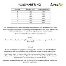 YoR by Letsfit TM11 Smart Ring Bundle with Charging Case & Accessories