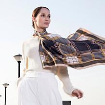 Youzey Carlisle Satin Faux-Silk Square Scarf