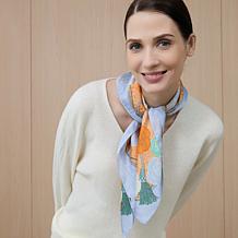 Youzey The Calia Satin Faux Silk Scarf