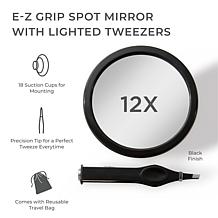 Zadro EZ-GRIP & Lighted Tweezers Travel Pack
