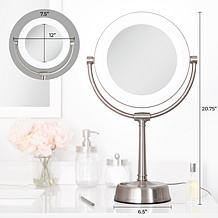 Zadro Lexington Sunlight LED Lighted Vanity Mirror with 10X/1X Mag.