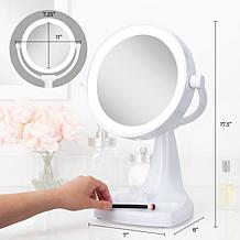 Zadro Max Bright Sunlight Vanity Mirror with 10X/1X Magnification