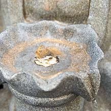 Zen-Style Meditative Buddha Fountain 28.25" H