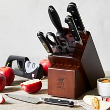 ZWILLING Pro 7-Piece Knife Block Set with Bonus Sharpener