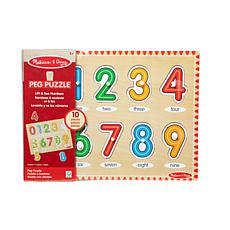 10-Piece Number Concepts Peg Puzzle