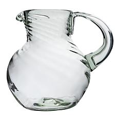 10 Strawberry Street Optic Swirl Mexican Glassware, Pitcher