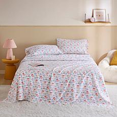 100% Cotton Flannel 3-piece Sheet Set with Novelty Print