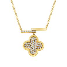 10K Yellow Gold 1/6ctw Diamond Fashion Necklace