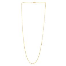 14K Yellow Gold 1.8mm Diamond-Cut Cable Chain Necklace - 20"