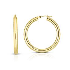 14K Yellow Gold Hoop Earring