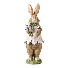 15.5" Easter Resin Bunny Table Decor