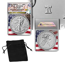 1776-2026 Dual Date Advance Release EU Silver Eagle w/Liberty Privy