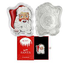 2020 Solomon Islands LE 2,500 Santa Claus 1oz. Silver $2 Coin