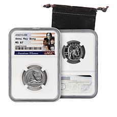 2022-S MS67 NGC American Women Quarter Series - Anna May Wong