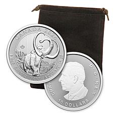 2024 BU Woolly Mammoth $10 Canada 2 oz. Silver Coin