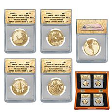 2025 PR70 ANACS Advance Release LE 117 American Innovation Coin 4-pack