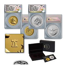 2026 Best of the Mint 1804 Silver Dollar Gold Coin and Silver Medal...