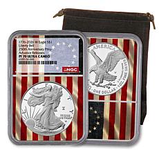 2026 PF70 Advance Release Silver Eagle w/250 Liberty Bell Privy Mark
