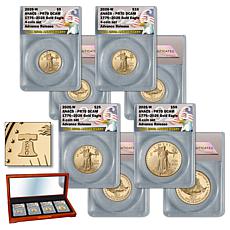 2026 PR70 ANACS Advance Release Gold Eagles - $5, $10, $25, $50 Coins 