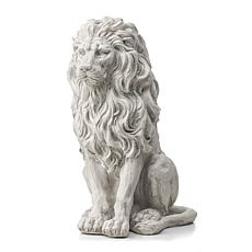 20.75"H MGO White Guardian Sitting Statue