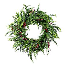 28" Dripping Eucalyptus Christmas Greenery Wreath