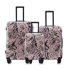 3-Piece Lightweight Durable ABS Luggage Set