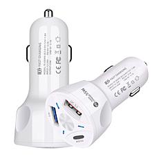 3PExperts Car Charger with C type and USB