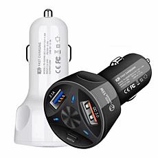 3PExperts Car Charger with C type and USB