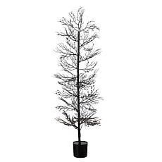 4-ft Pre-Lit Spider Twig Tree with 100 Lights by Nearly Natural