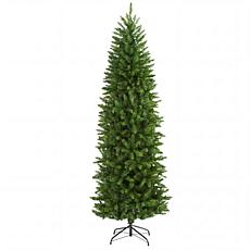7-ft Slim Green Mountain Pine Christmas Tree by Nearly Natural